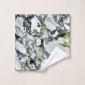 Elegante groene Zen Bad Handdoek (Wasdoekje)