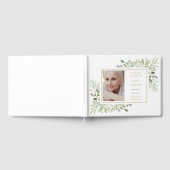 Elegante groenvoorziening ter liefdevolle herinner gastenboek (Volledig)