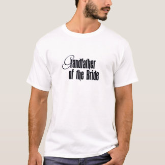 Elegante grootvader van de bruid t-shirt