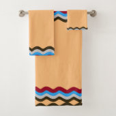 Elegante groovy bad handdoek (Insitu)