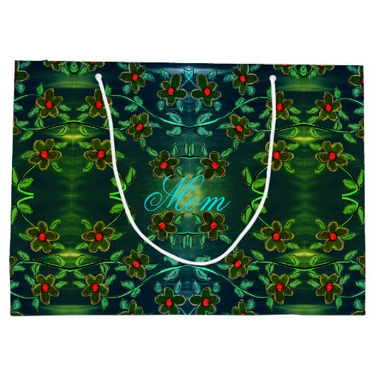 Elegante grote geschenkzak voor mama groot cadeauzakje (Achterkant)