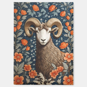 Elegante grote hoorn schapen William Morris geïnsp Magneet
