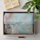 Elegante Haan Bloemendecoupage Tissuepapier (Geschenk)