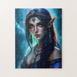 Elegante Half-Elven Priesteres Jigsaw Puzzel
