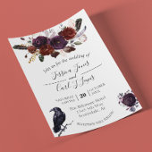 Elegante Halloween Bloem Boho Burgundy op Budget