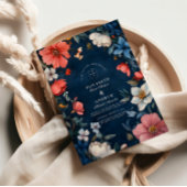 Elegante Halloween bruiloft Kaart