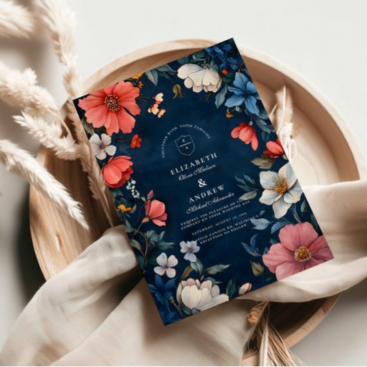 Elegante Halloween bruiloft Kaart