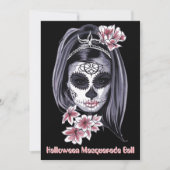 Elegante halloween cinco de mayo suiker schedel (Voorkant)