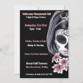 Elegante halloween cinco de mayo suiker schedel (Achterkant)