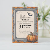 Elegante  Halloween-feestuitnodiging - Edita Kaart (Staand voorkant)