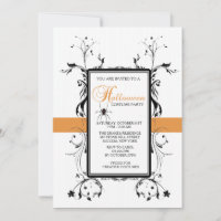 Elegante Halloween-feestuitnodiging
