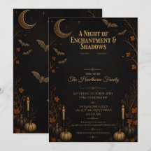Elegante Halloween-feestviering