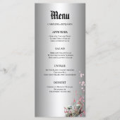 Elegante Halloween Huwelijksmenu Menu (Voorkant)