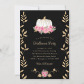 Elegante Halloween Party Uitnodiging voor volwasse (Voorkant)