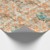 Elegante Halloween Toile Cadeaupapier (Hoek)