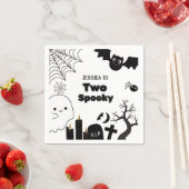 Elegante Halloween twee spookachtige tweede verjaa Servet (Insitu)