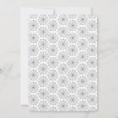 Elegante Halloween verjaardagsuitnodiging - Spider Kaart (Achterkant)