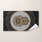 Elegante hamsa hand bad handdoek (Handdoek)