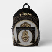 Elegante hamsa hand, bedrukte rugzak (Voorkant)