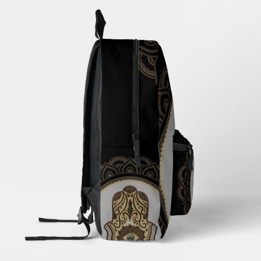Elegante hamsa hand, bedrukte rugzak (Links)