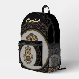 Elegante hamsa hand, bedrukte rugzak