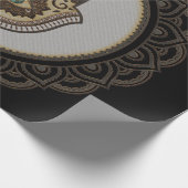 Elegante hamsa hand, cadeaupapier (Hoek)
