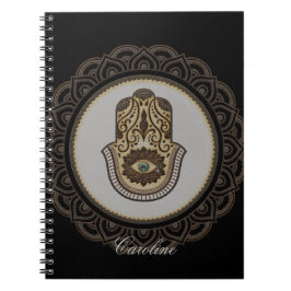 Elegante hamsa hand notitieboek