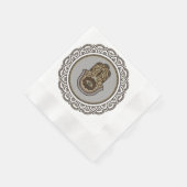 Elegante hamsa hand, servet (Hoek)