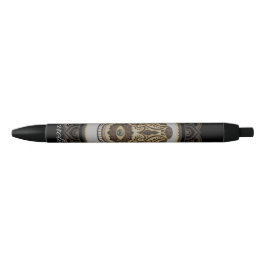 Elegante hamsa hand zwarte inkt pen