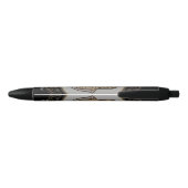 Elegante hamsa hand zwarte inkt pen (Achterkant)