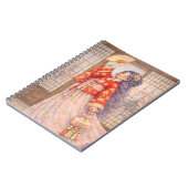 Elegante Hanbok met waaier Notitieboek (Linkerzijde)