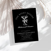 Elegante Hand getrokken Martini repetitie diner Kaart