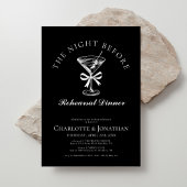 Elegante Hand getrokken Martini repetitie diner Kaart