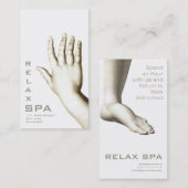 Elegante Hand & Voet SPA, Manicure, Pedicure Visitekaartje (Voorkant / Achterkant)