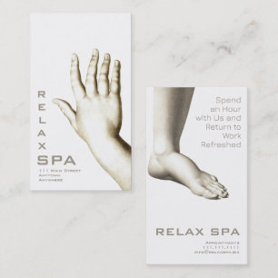 Elegante Hand & Voet SPA, Manicure, Pedicure Visitekaartje