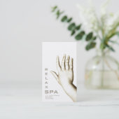 Elegante Hand & Voet SPA, Manicure, Pedicure Visitekaartje (Staand voorkant)