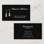 elegante handgemaakte Visitekaartjes voor juwelen (Voorkant / Achterkant)
