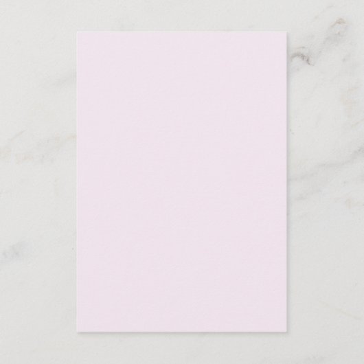 Elegante handgeschilderde bloemenbehuizing Kaart (Achterkant)