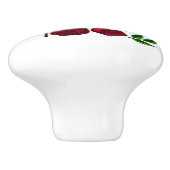 Elegante handgeschilderde LOVE Roos Cabinet Knobs Keramische Knop (Zijkant)