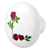 Elegante handgeschilderde LOVE Roos Cabinet Knobs Keramische Knop (Rechts)