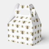 Elegante handgeschilderde Waterverf bijen Bedankdoosjes (Achterkant)