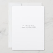 Elegante handgeschreven script aangepaste foto save the date (Achterkant)