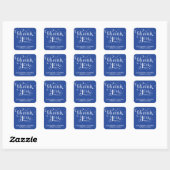 ELEGANTE HANDGESCHREVEN SCRIPT BEDANKT STICKERS (Vel)