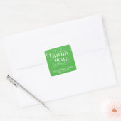 ELEGANTE HANDGESCHREVEN SCRIPT BEDANKT STICKERS (Envelop)