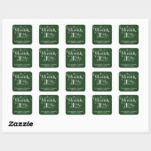 ELEGANTE HANDGESCHREVEN SCRIPT BEDANKT STICKERS (Vel)