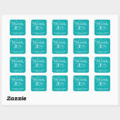 ELEGANTE HANDGESCHREVEN SCRIPT BEDANKT STICKERS (Vel)