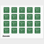 ELEGANTE HANDGESCHREVEN SCRIPT BEDANKT STICKERS (Vel)