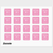 ELEGANTE HANDGESCHREVEN SCRIPT BEDANKT STICKERS (Vel)
