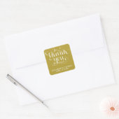 ELEGANTE HANDGESCHREVEN SCRIPT BEDANKT STICKERS (Envelop)