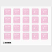 ELEGANTE HANDGESCHREVEN SCRIPT BEDANKT STICKERS (Vel)